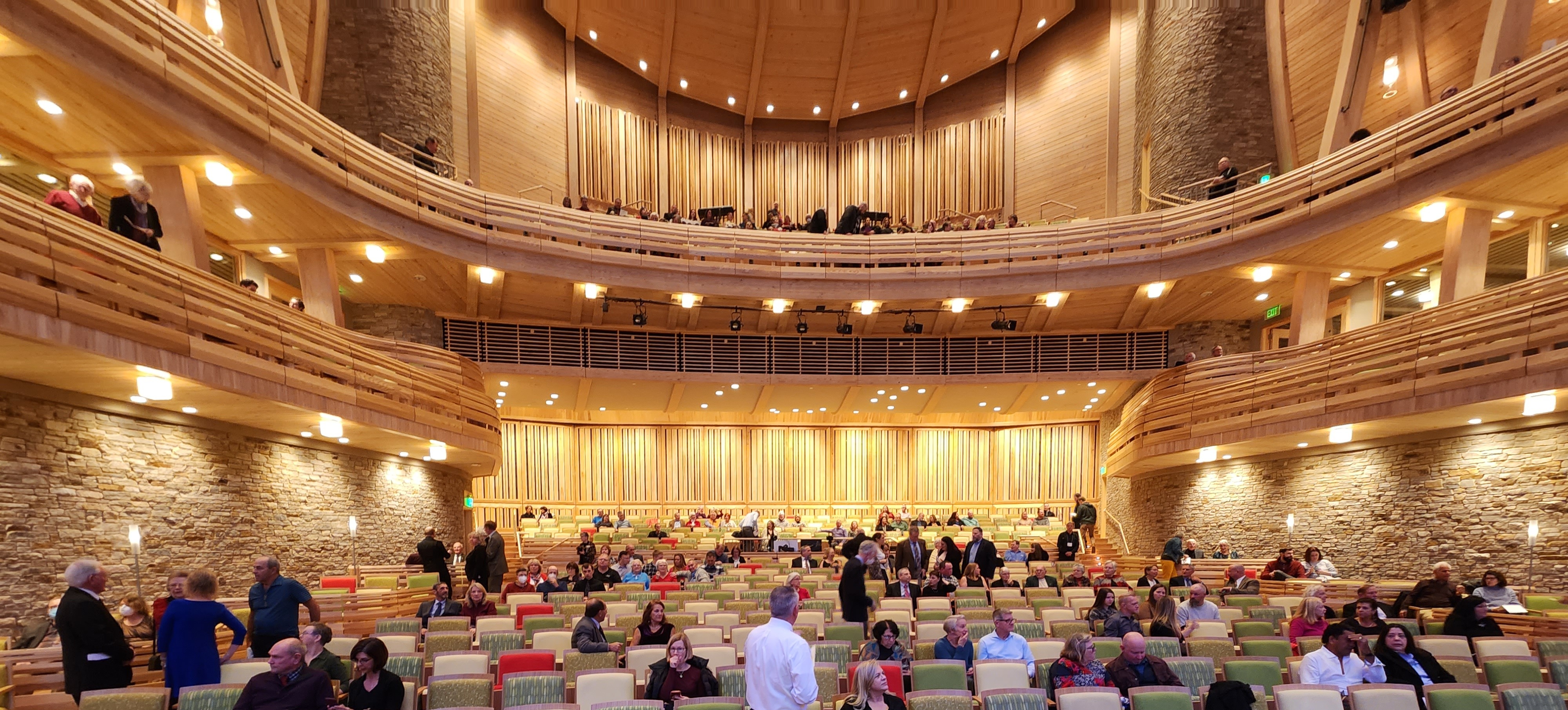 Groton Hill Music School — interior woodwork view 8C